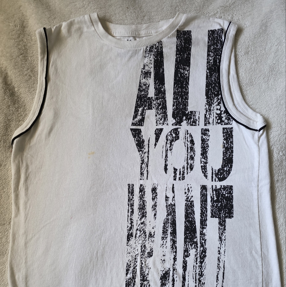 White Sleeveless Kids Top